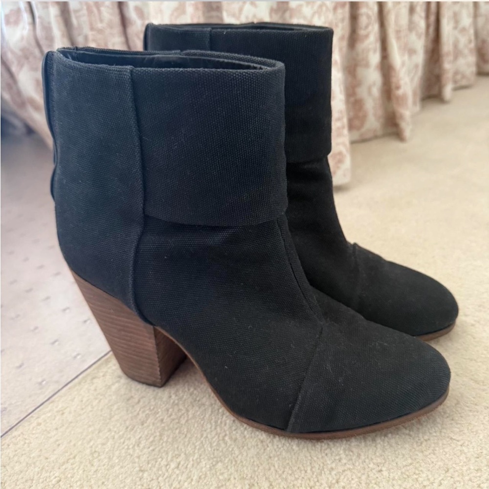 Rag & Bone Black Heeled Boots